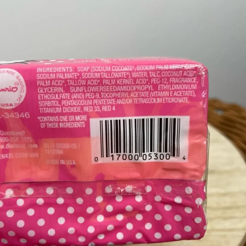 Rare Dial Sanrio Hello Kitty Bar Soap (2 Bars) New Sealed Collectable 2012 NWT